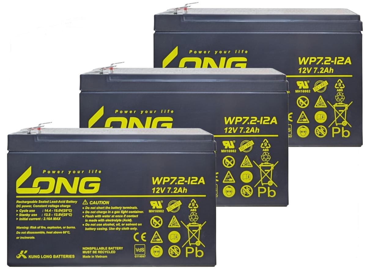 USV Akkusatz kompatibel AU-750-60 AGM Blei Accu Batterie Notstrom wartungsfrei